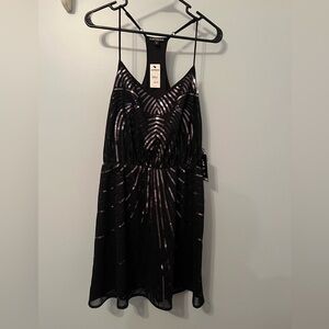 Express Black Sequin dress